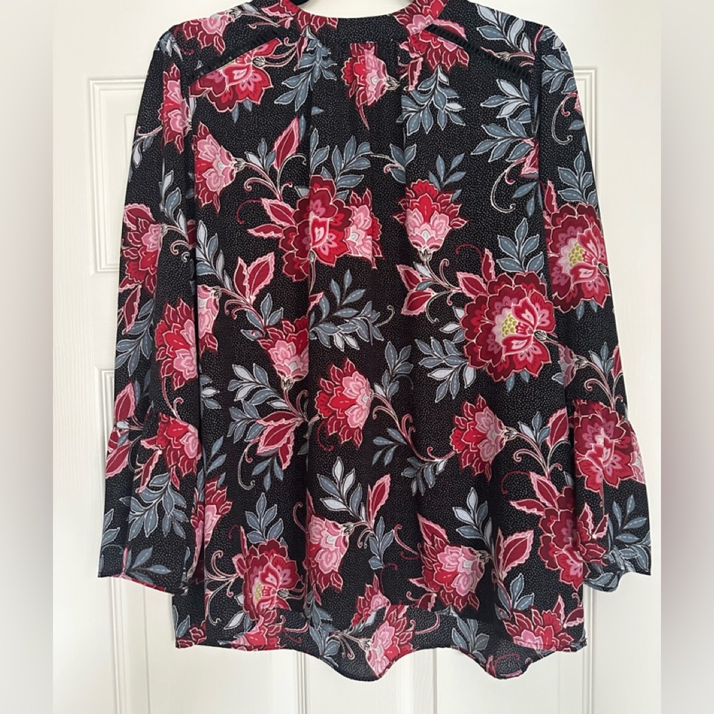 Loft long sleeve blouse size large